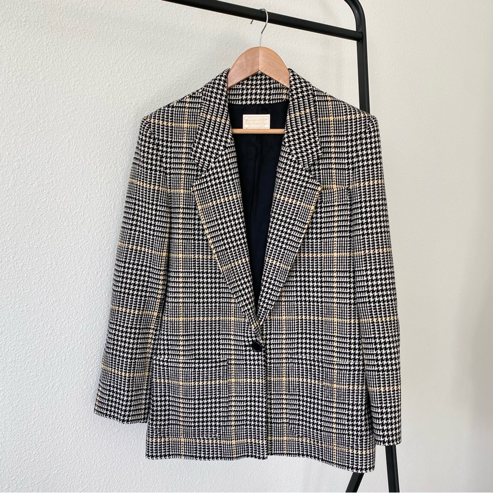 Vintage Pendleton Wool Blazer, Size 12